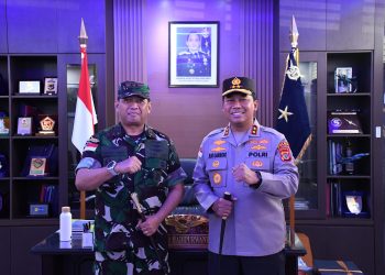 Kapolda NTT Lakukan Kunjungan Silaturahmi ke Danlanud Eltari Kupang